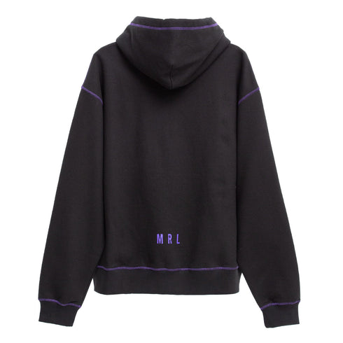 Merely Made Merely Snug Zip-Up Hoodie Black 23FML225HD Degli Uberti